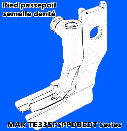 Piping Foot for TE335 6mm 1/4